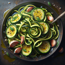 Zucchini-Nudel-Pfanne