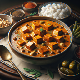 Erdnussbutter-Tofu-Curry