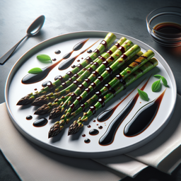 Gegrillter Spargel mit Balsamico-Reduktion