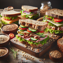 Delikate Vollkorn-Sandwiches