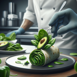 Avocado-Spinat-Wrap