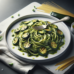 Pesto-Zucchini-Spaghetti