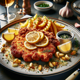 Zitronen-Knoblauch-Schweineschnitzel