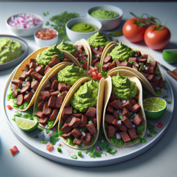 Rindfleisch-Tacos mit Guacamole