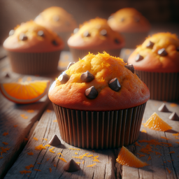 Orangen-Schoko-Chip-Muffins