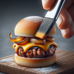 Mini-Cheeseburger-Slider mit karamellisierten Zwiebeln