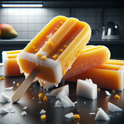 Mango-Kokos-Popsicles