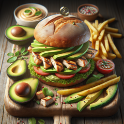 Avocado-Huhn-Sandwich