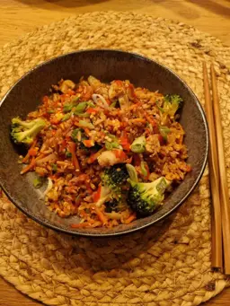 Würziger Gemüse Fried Rice