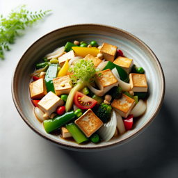 Taiwanesischer Tofu mit Gemüse