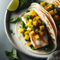 Fisch-Tacos mit Mango-Salsa