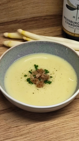 Spargelcremesuppe