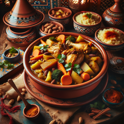 Marokkanische Hähnchen-Tagine