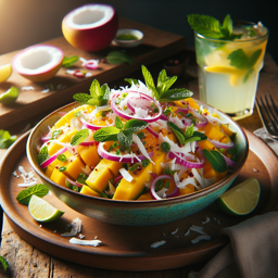 Kokosmango-Salat