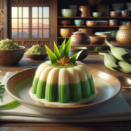 Pandan-Pudding