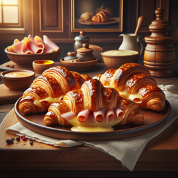 Käse-Schinken-Croissants