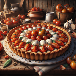 Tomaten-Mozzarella-Tarte