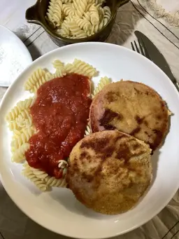 Gretasomis DDR Jägerschnitzel mit Feuerwehrsosse